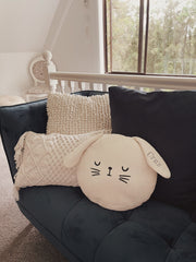 Personalised Boucle Bunny Cushion